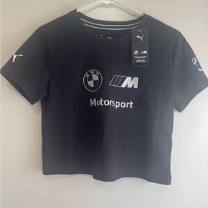 NWT Puma BMW Motorsport cropped top